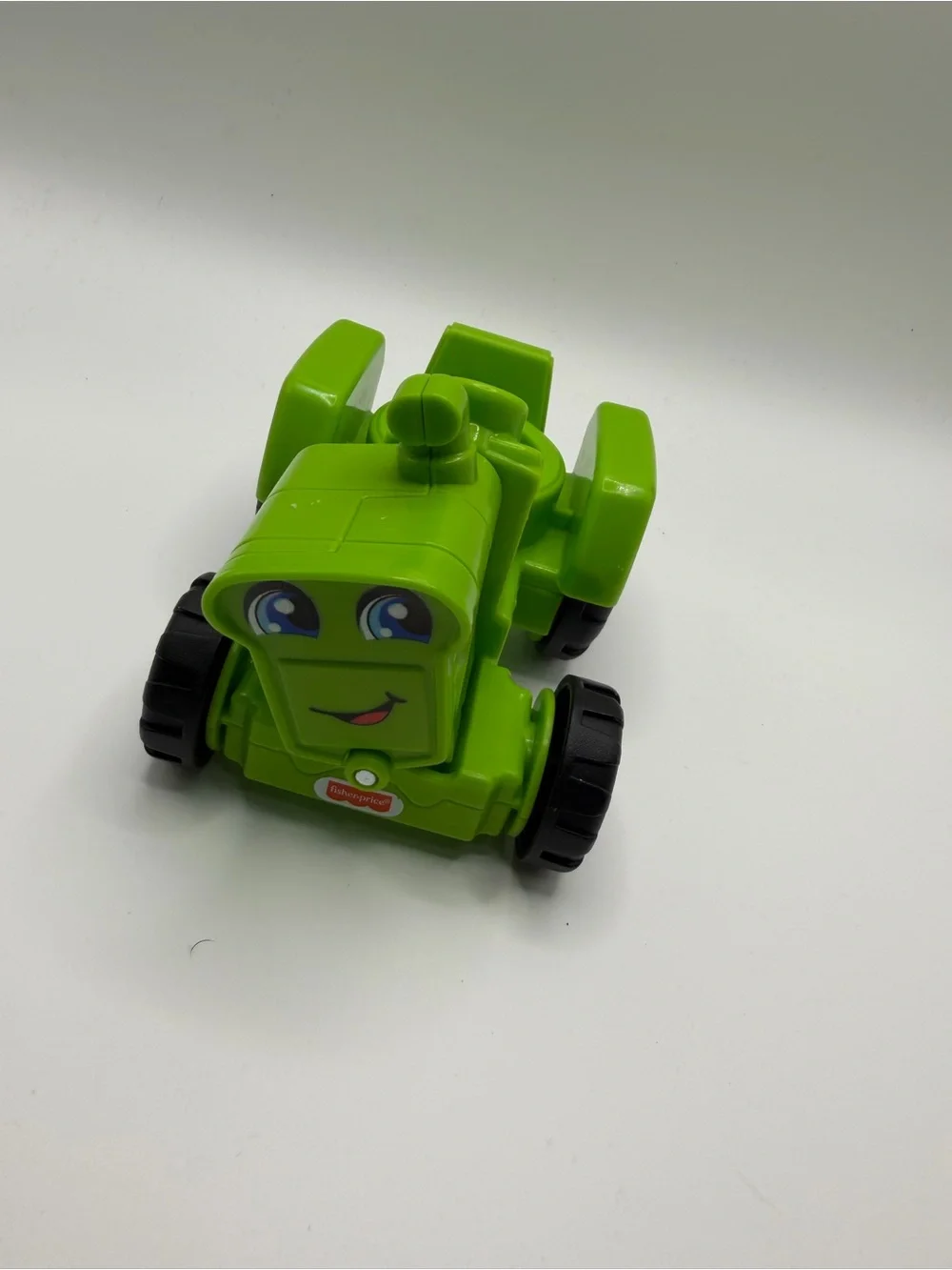 Lot of Fisher Price Little People 6 Figures and 2 Vehicles Delivery Car Tractor